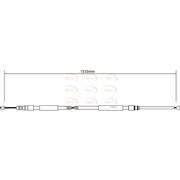 Apec Handbrake Cable Right Rear CAB1024