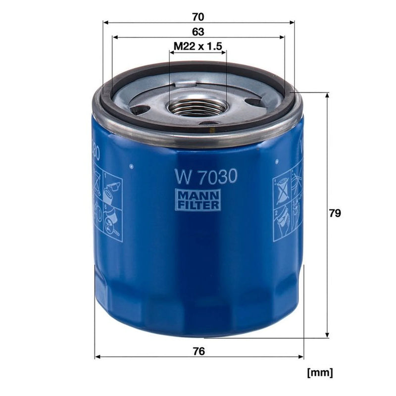 MANN-FILTER Service Kit with Air & Oil Filters fits Suzuki Grand Vitara II