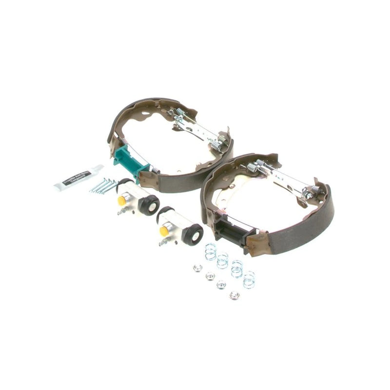 Bosch Brake Shoe Set Axle Kit fits Toyota Yaris/Vitz 2001-2005 1.0 1.3 1.4