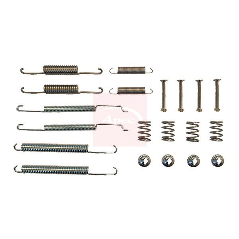 Apec Brake Shoe Accessory Kit Rear fits Seat Inca 1995-2003 1.4 1.9
