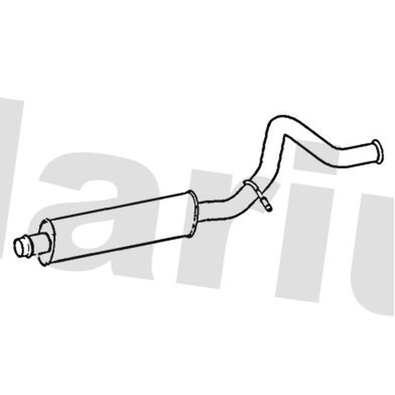 Klarius Centre Pipe Centre fits Peugeot 307 2005-2007 2.0