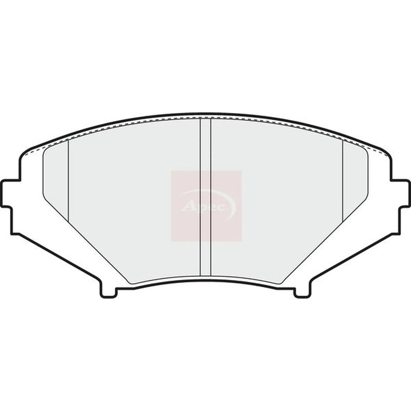 Apec Front Brake Pad Set PAD1372