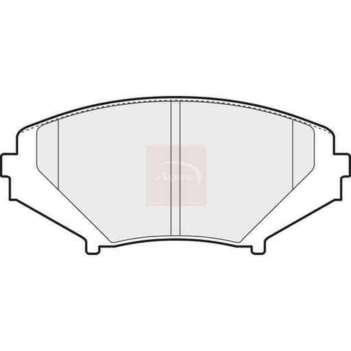 Apec Front Brake Pad Set fits Mazda RX-8 2003-2012 1.3