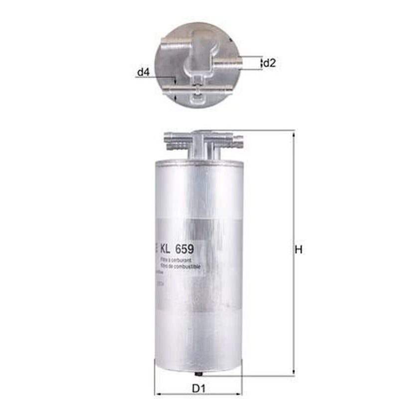 Mahle Fuel Filter Element KL 659