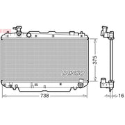 Denso Engine Radiator DRM50083