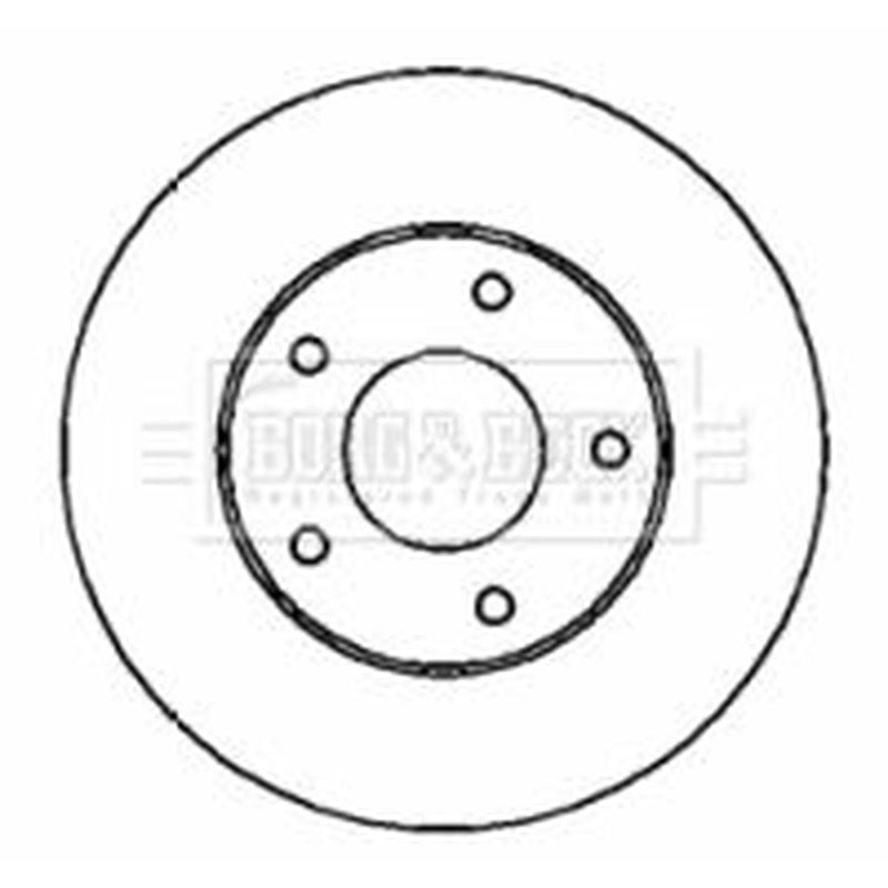 Borg & Beck Front & Rear Brake Discs & Pads fits Nissan X-Trail I 2001-2013