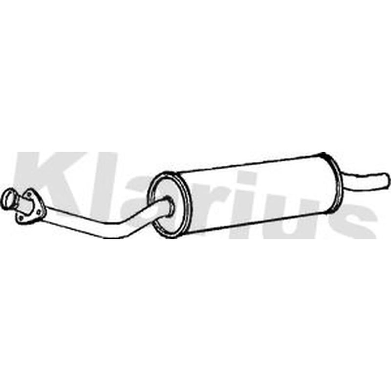 Klarius Box With Tail Pipe Rear fits BMW 3 1979-1982