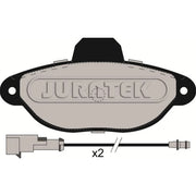 Juratek Front Brake Pad Set fits Fiat Cinquecento 1991-1999 0.7 0.9 1.1