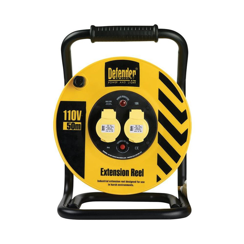 Defender Industrial Cable Reel 50m 110V Defender - Dynamic Drive