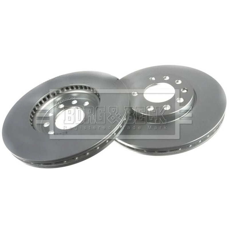 Borg & Beck Front Brake Vented Discs & Pads fits Fiat Croma 2005-2011 1.9