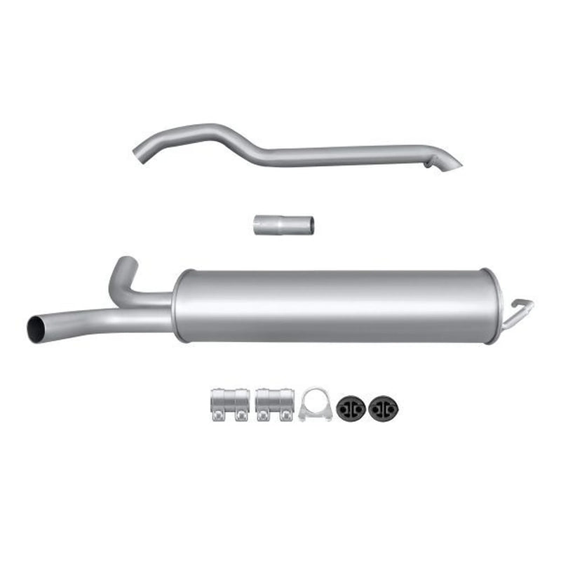 Hella End Silencer Rear fits Nissan Primastar 2001-2002 1.9