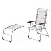 Dukdalf Aspen Grey Strip Chair x2 / Folding Caravan Chair / Latest Model Dukdalf  - Dynamic Drive