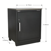 Sealey Modular Floor Cabinet 1 Door 775mm Heavy-Duty APMS01 Sealey - Dynamic Drive