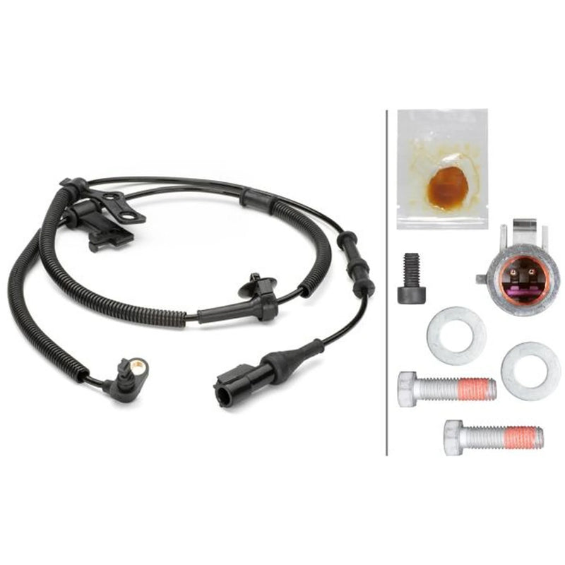 Hella ABS Wheel Speed Sensor Front fits Ford Usa Explorer 2006-2010 4.6