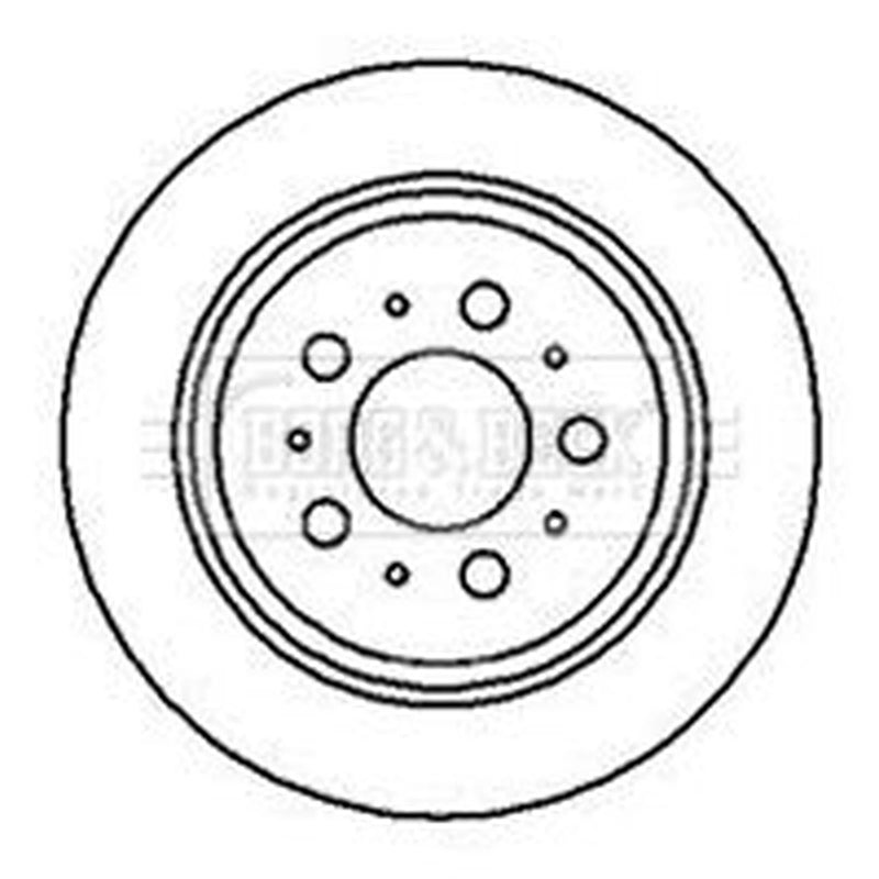 Borg & Beck Front & Rear Brake Discs & Pads fits Volvo S60 I 2003-2010 2.4