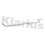 Klarius Box With Centre Pipe Centre fits Toyota Yaris/Vitz 2005-2011 1.0