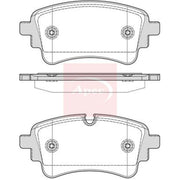 Apec Rear Brake Pad Set PAD2406