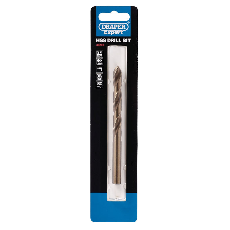 Draper HSS Cobalt Drill Bit, 9.5mm 39239 Draper - Dynamic Drive