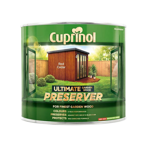 Cuprinol Ultimate Garden Wood Preserver Red Cedar 1 litre Cuprinol - Dynamic Drive