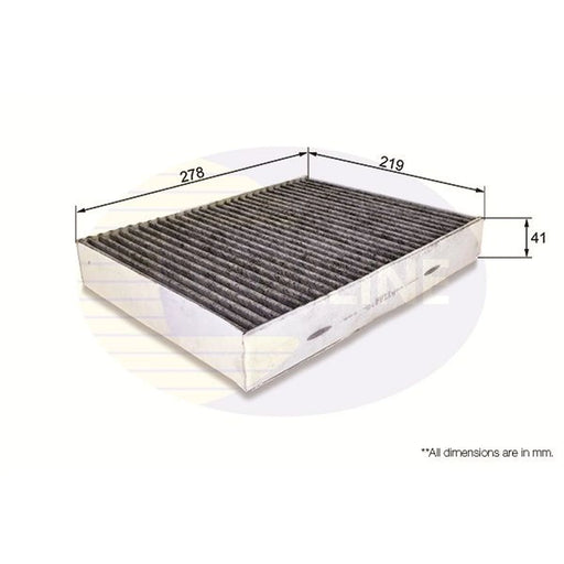 Comline Cabin Air Filter (Pollen Filter) fits Porsche Cayenne 2010-2018