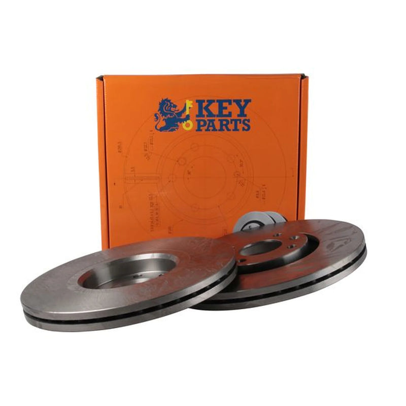 Key Parts Front & Rear Brake Discs & Pads fits Peugeot 3008 I 2014-2016 1.6