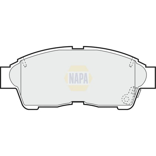 NAPA Front Brake Pad Set NBP1076