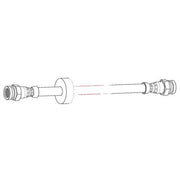 Apec Brake Hydraulic Hose Line Rear fits Fiat Doblo Cargo 2010-2023