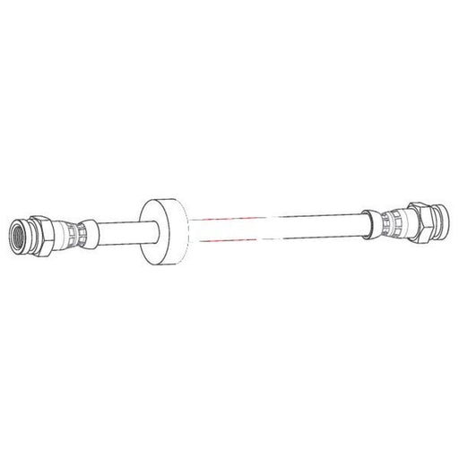 Apec Brake Hydraulic Hose Line Rear fits Fiat Doblo Cargo 2010-2023