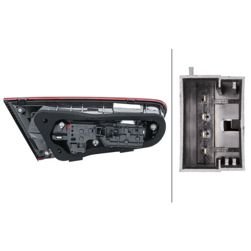 Hella Tail Light / Lamp H6W Right fits Audi A3 2012-2020 1.0 1.2 1.4 1.5 1.6 1.8