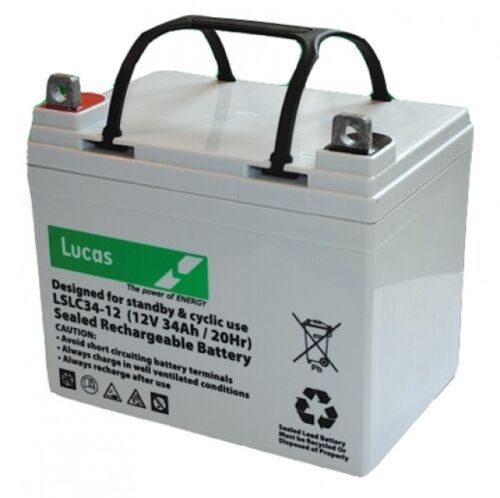 Days Medical Aids (DMA) Shoprider TE-889A Batteries x 2 Lucas Lucas  - Dynamic Drive