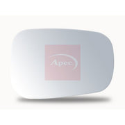 Apec Exterior Wing Mirror Glass Left fits Ford Fiesta V 2001-2008