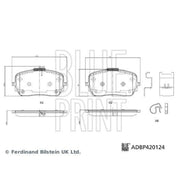Blue Print Front Brake Pad Set ADBP420124