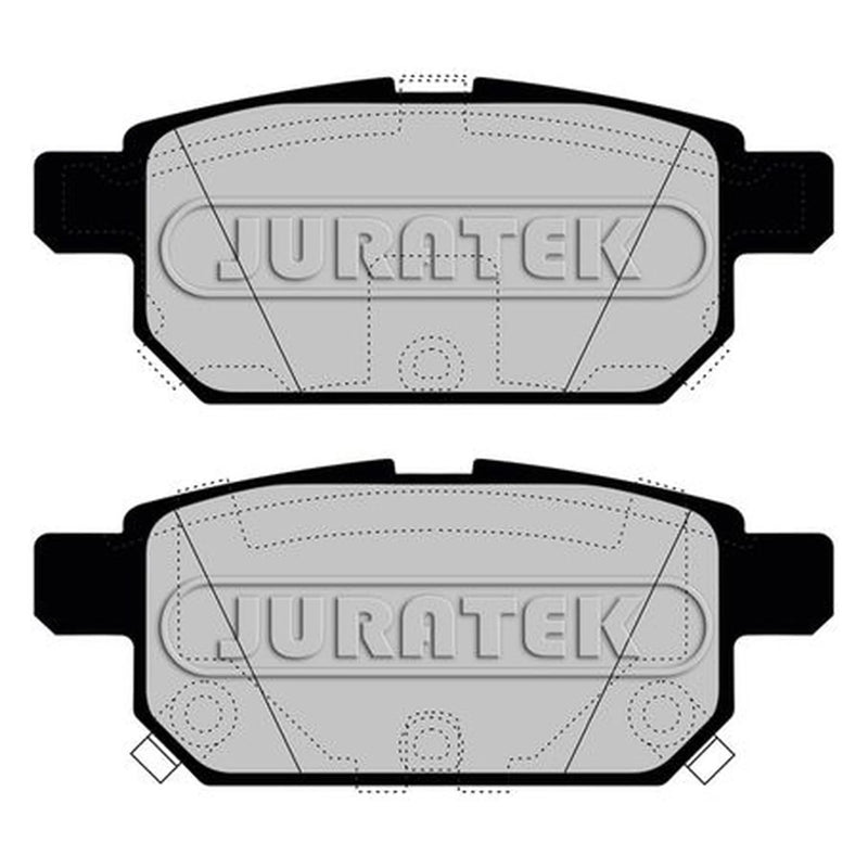 Juratek Rear Brake Pad Set fits Suzuki Baleno 2016 on 1.0 1.2