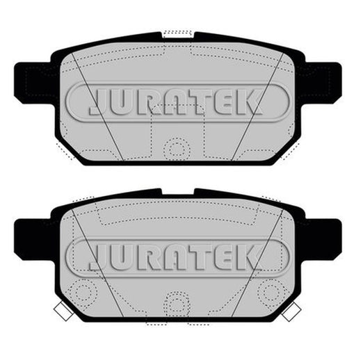 Juratek Rear Brake Pad Set fits Suzuki Baleno 2016 on 1.0 1.2