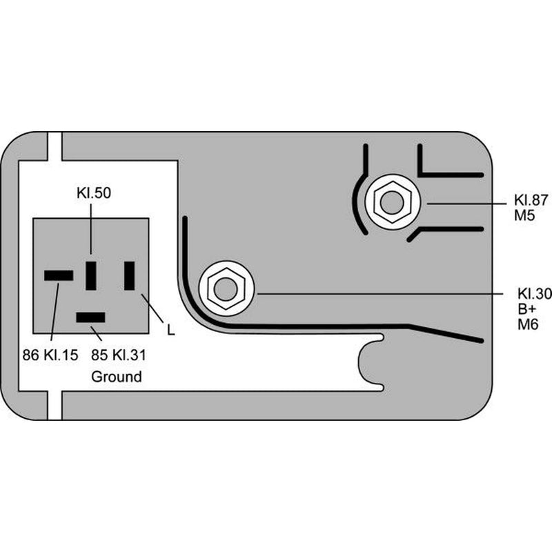 Hella Glow Plug Control Unit fits Citroën C25 Bus 1985-1994 2.5