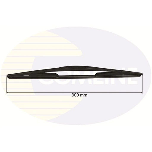 Comline Rear Wiper Blades fits Citroën C1 2005-2014 1.0 1.4