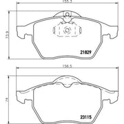 Mintex Front & Rear Brake Discs & Pads fits Saab 9-5 1998-2009 2.3 3.0