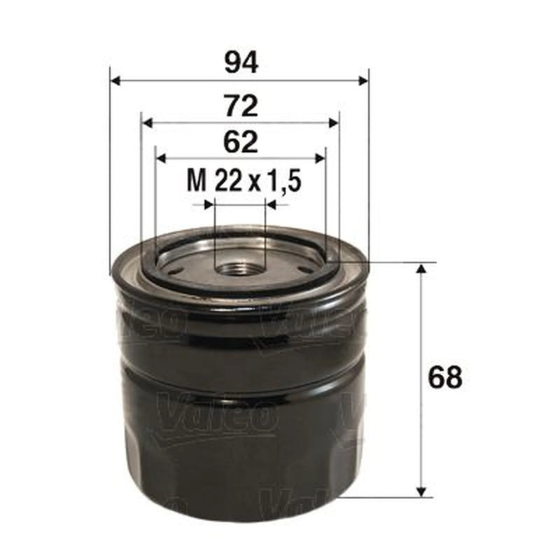Valeo Engine Oil Filter 586098