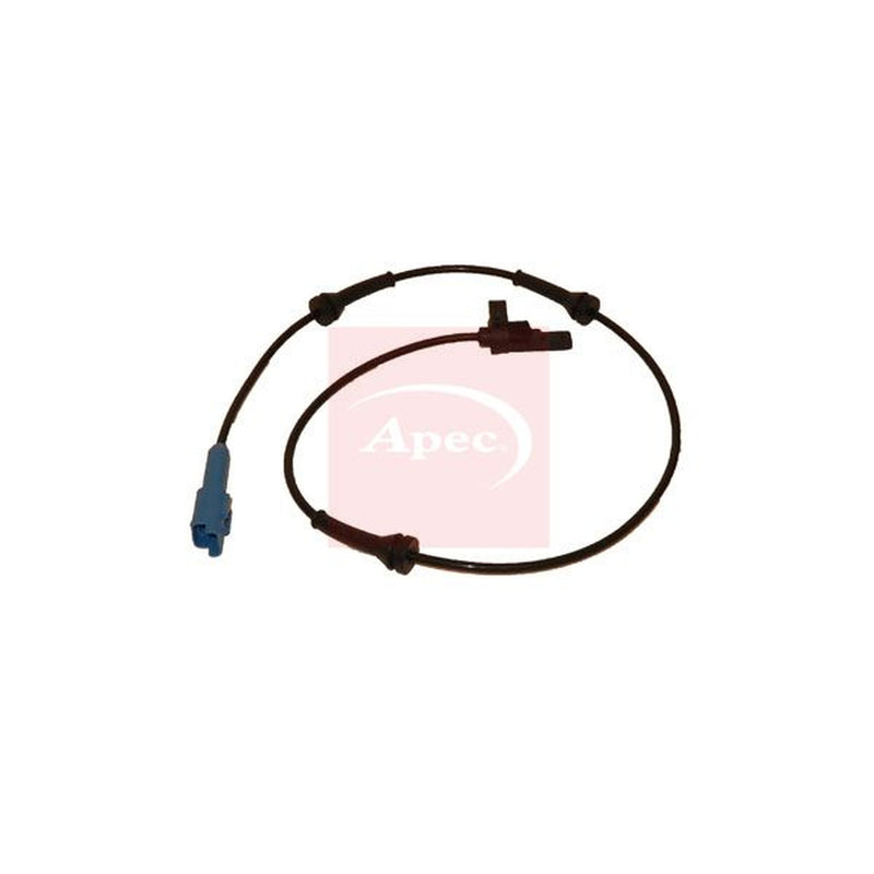 Apec ABS Wheel Speed Sensor Rear Left fits Peugeot 206 1999-2009 1.4 1.6 1.9
