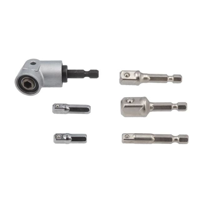 Laser Angled Drill Adaptor Set 6pc 8441 Laser - Dynamic Drive