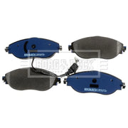 Borg & Beck Front & Rear Brake Discs & Pads fits VW Tiguan 2016-2024 2.0