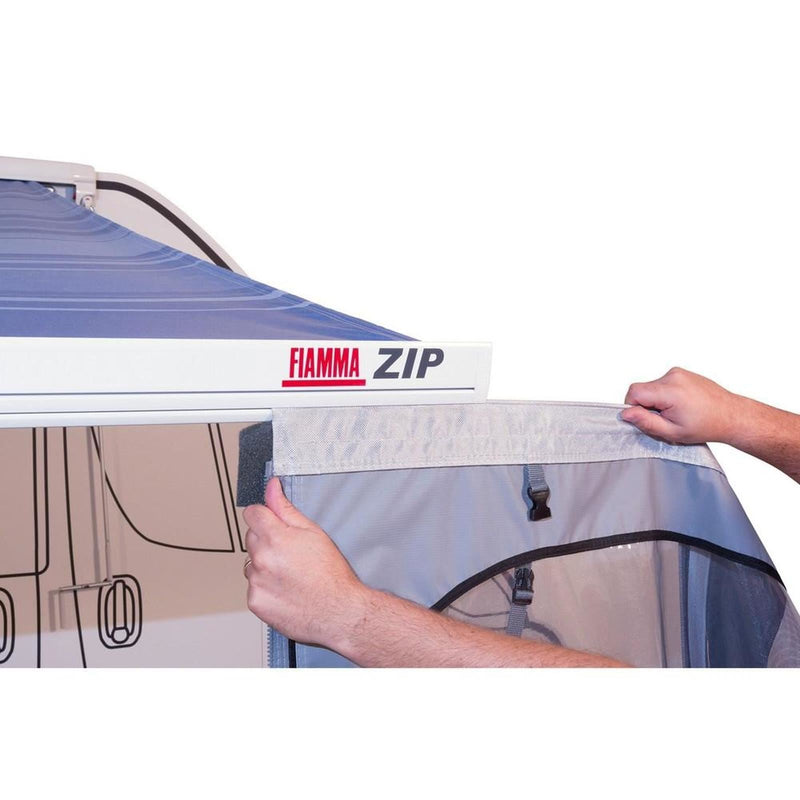 Fiamma Caravanstore Zip Top XL 500 Royal Blue Fabric (06771H02Q) Manual Awning Rail Fiamma - Dynamic Drive