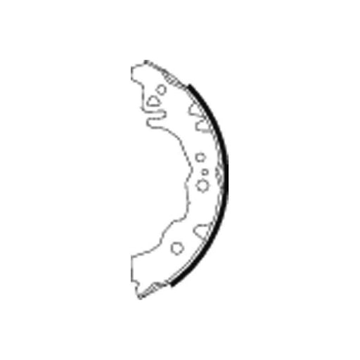 Mintex Brake Shoe Set Axle Kit fits Daihatsu Extol 2000-2011 1.3