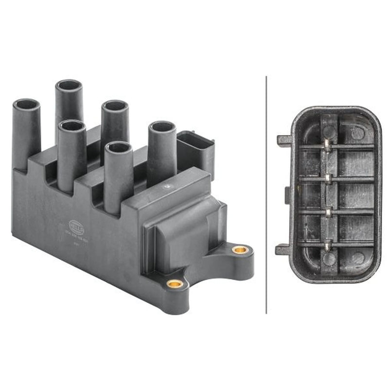 Hella Ignition Coil Pack fits Ford Cougar 1998-2001 2.5