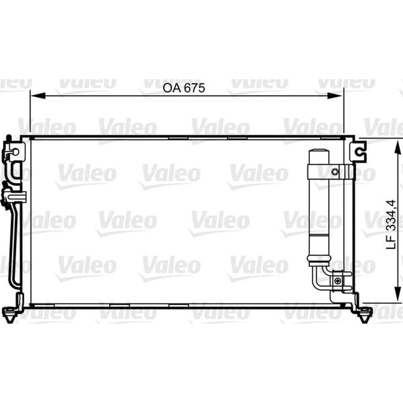 Valeo Air Conditioning Condenser 814273