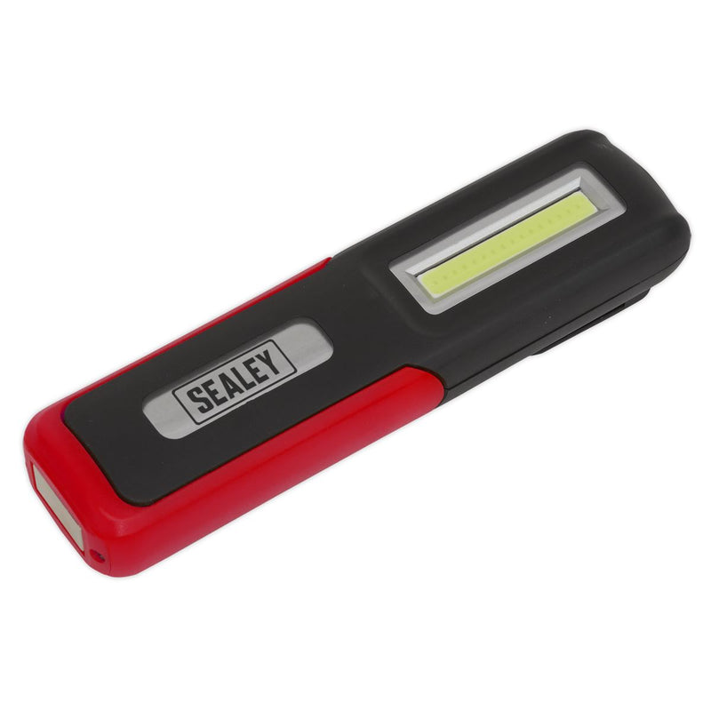 Sealey LED317 Rechargeable 3W COB + 3W LED Inspection Lamp Magnetic Base Sealey  - Dynamic Drive