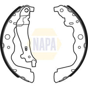 NAPA Brake Shoe Set Axle Kit fits Dacia Dokker 2012-2021 1.2 1.3 1.5 1.6