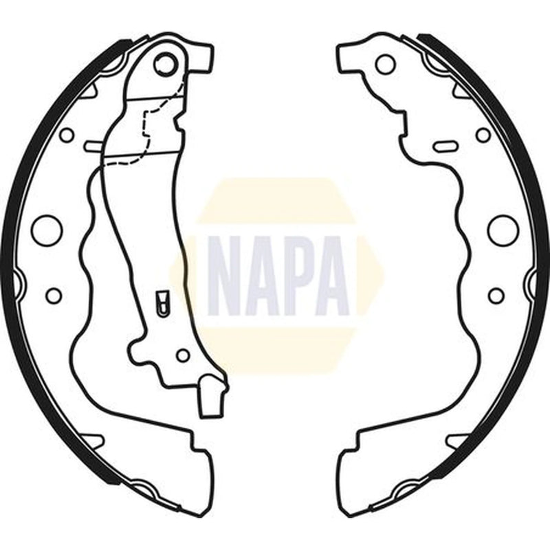 NAPA Brake Shoe Set Axle Kit NBS1067