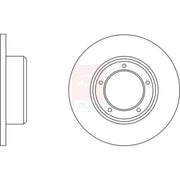 Apec Front & Rear Brake Discs & Pads fits Land Rover Range Rover 1970-1990 3.5