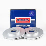 Borg & Beck Front & Rear Brake Discs & Pads fits VW Golf 1993-1999 1.8 1.9
